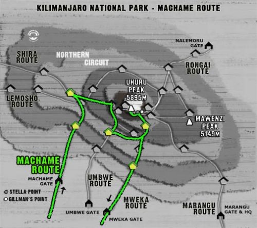 Kilimanjaro Machame Route (7 days)