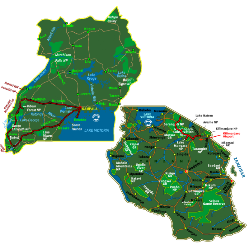 Best of Uganda & Tanzania (17 days)